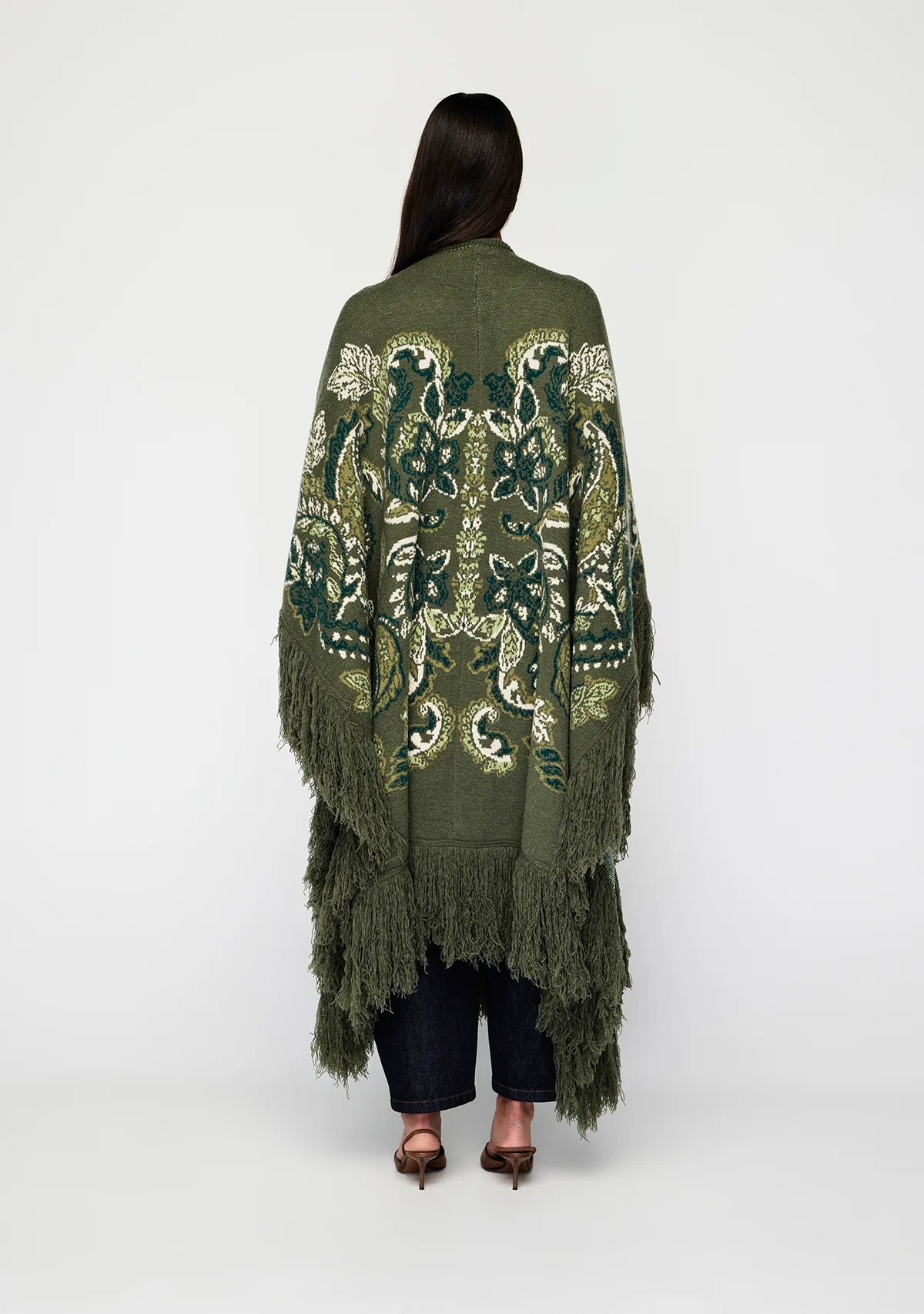 Mos the Label - Sylva Jacquard Poncho
