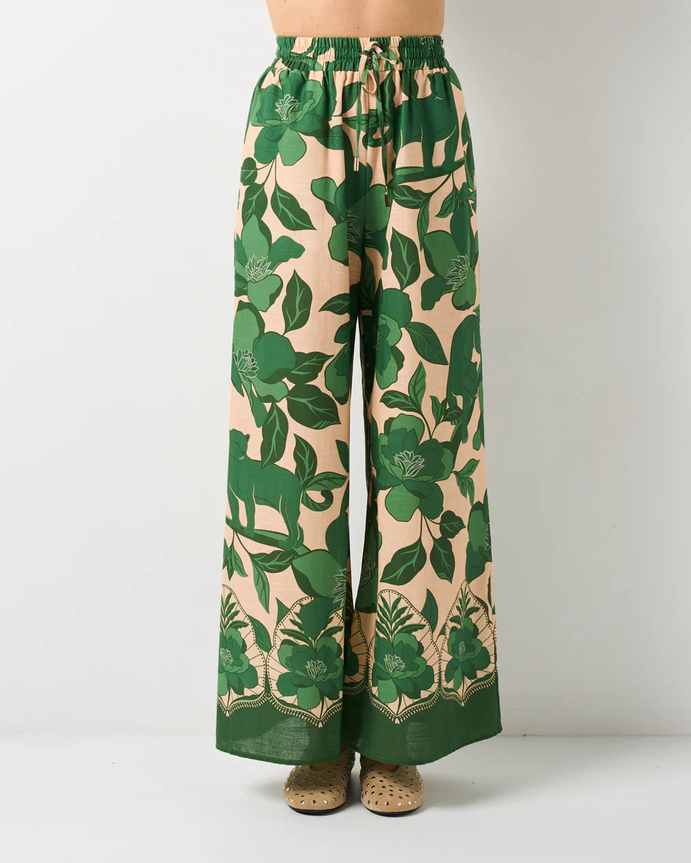 Walnut Melbourne - Vermont Pant - Jaguar jungle