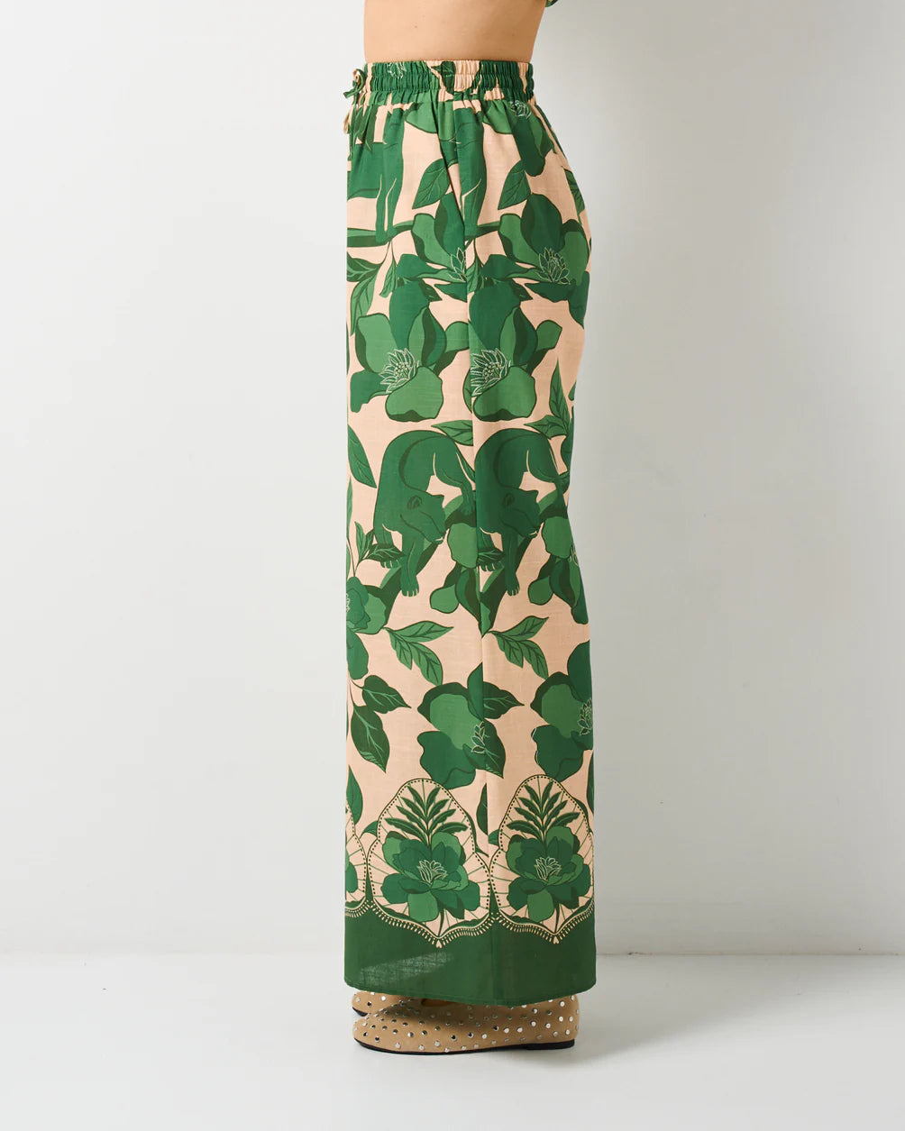 Walnut Melbourne - Vermont Pant - Jaguar jungle