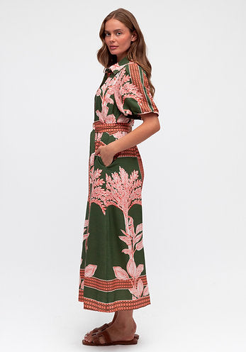 Sirena Midi Shirt Dress - Sundara