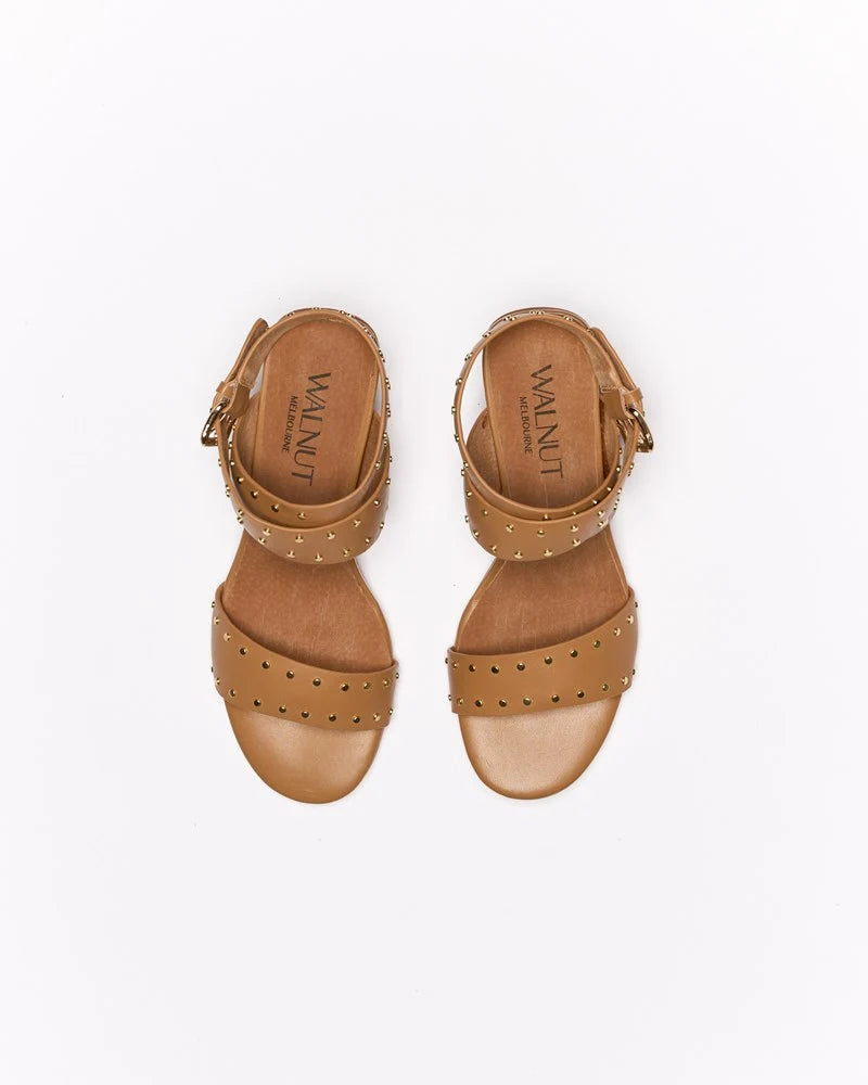 Walnut Melbourne - Ambrose Leather Heel - Tan