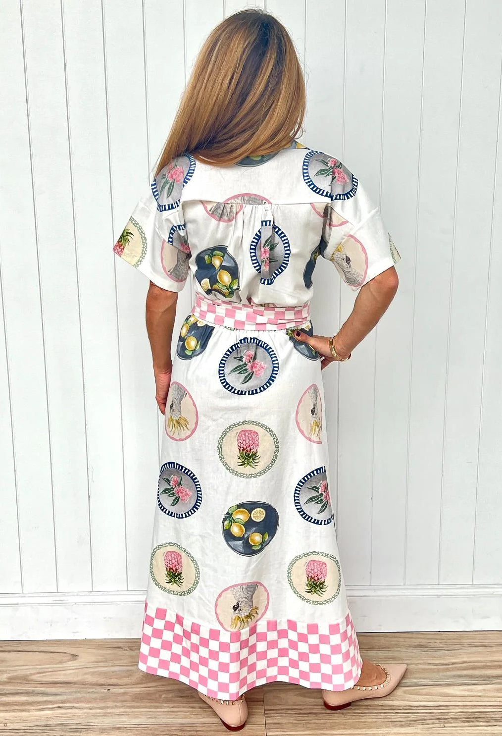 "Online Exclusive" Willow Maxi Dress - Aussie Way Pink Print