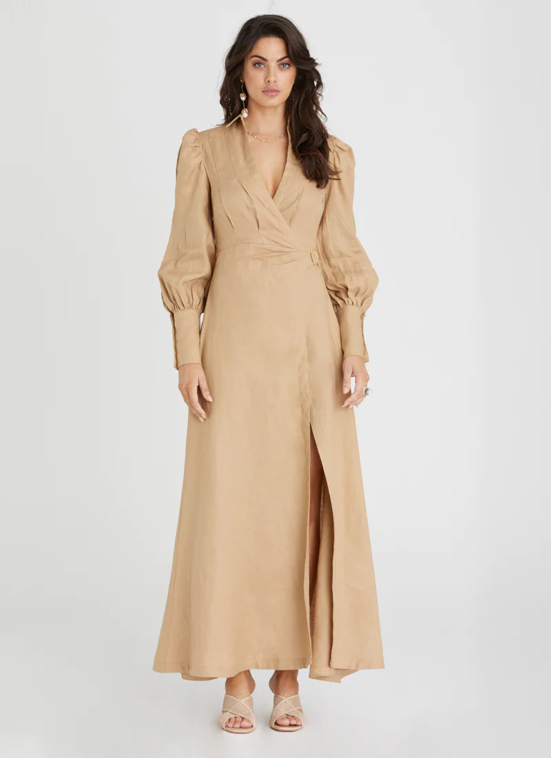 Aqua Blu - Celine Dress - Caramel