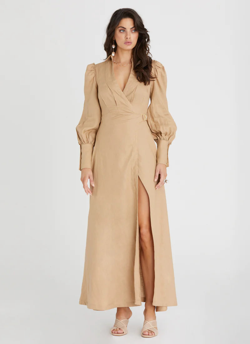Aqua Blu - Celine Dress - Caramel