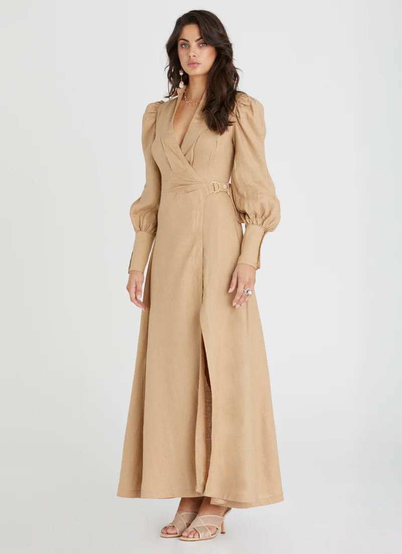 Aqua Blu - Celine Dress - Caramel