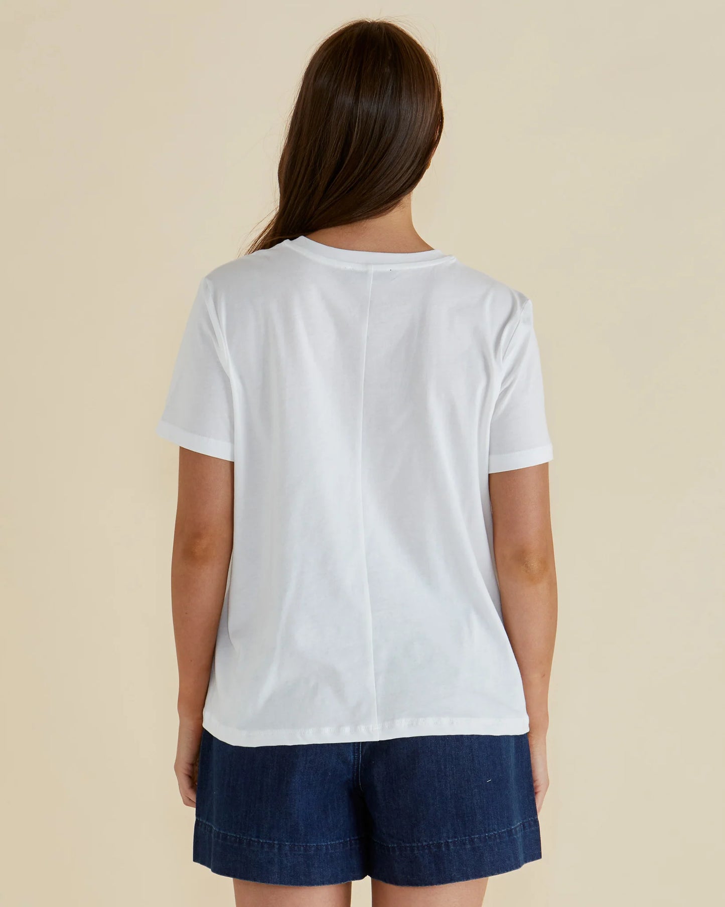 Betty Basics - Ellia Crew Tee - Paradise Beach Print