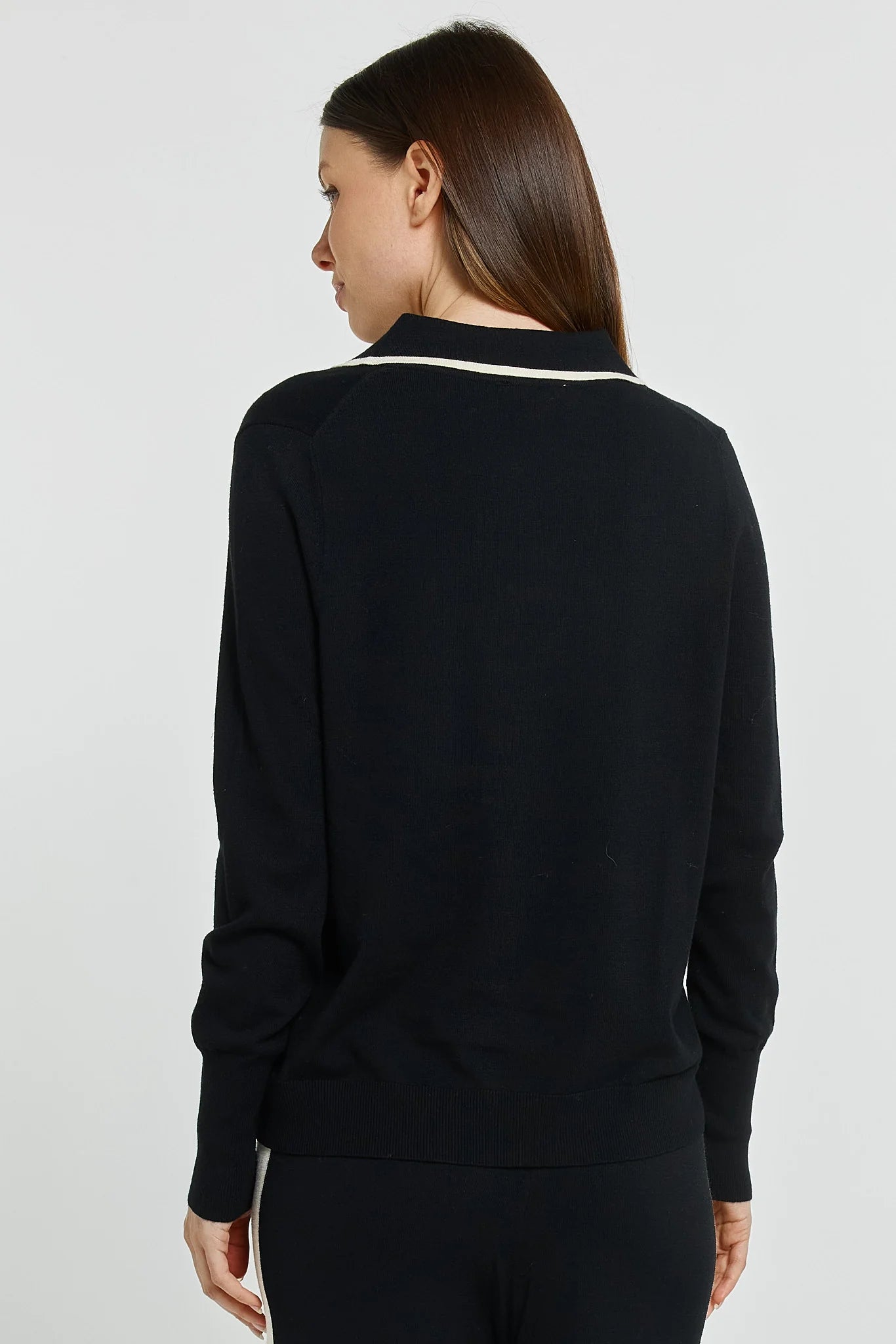 Betty Basics - Makenna Polo Sweater - Black