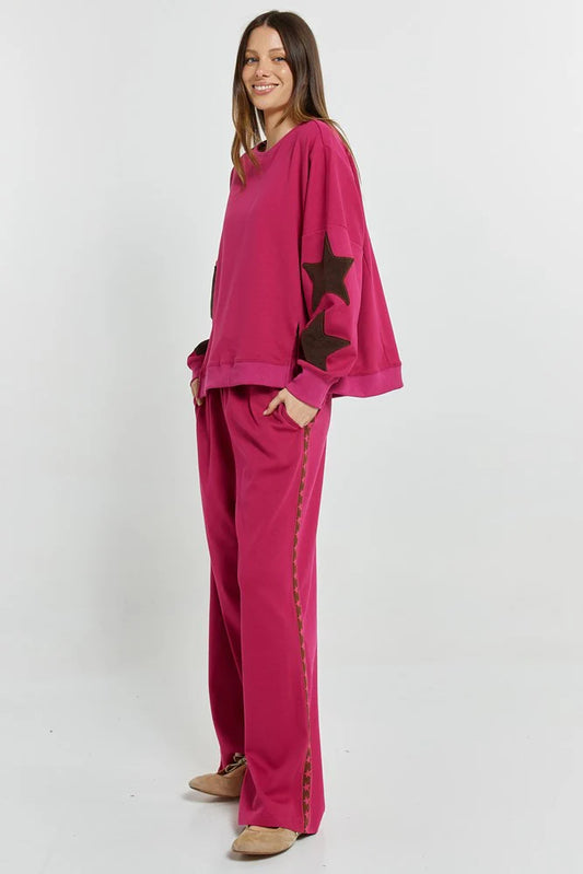 Betty Basics - Saskia Trackpant - Mulberry