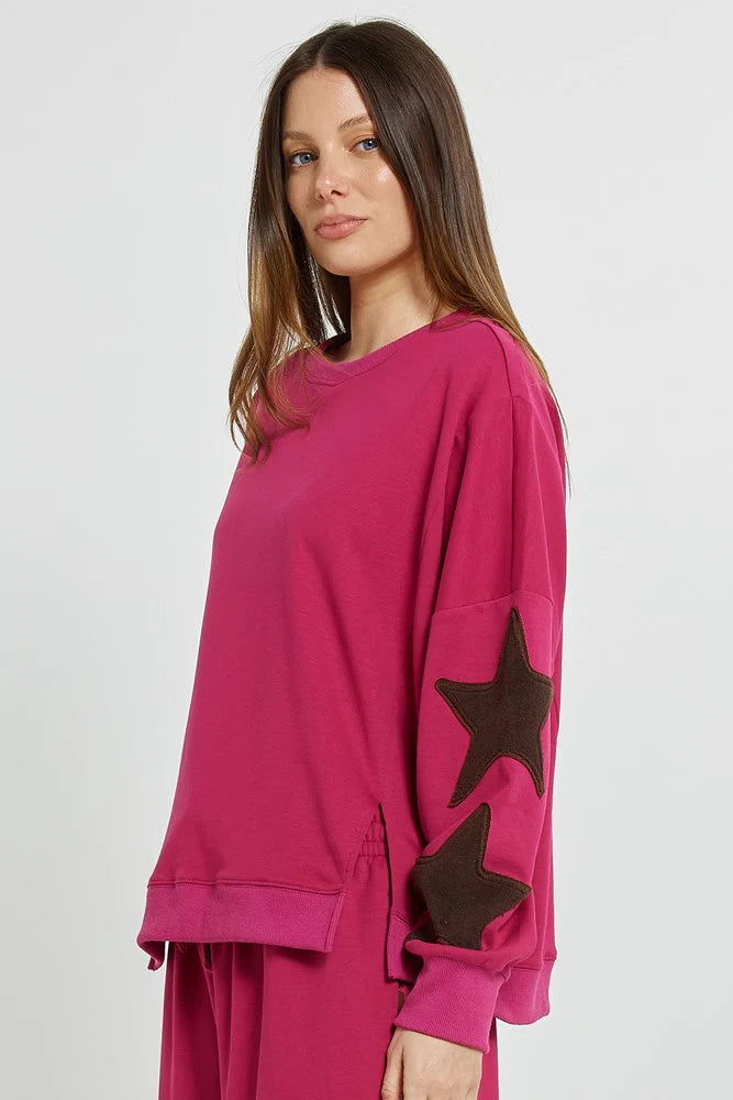 Betty Basics - Saskia Sweatshirt - Mulberry