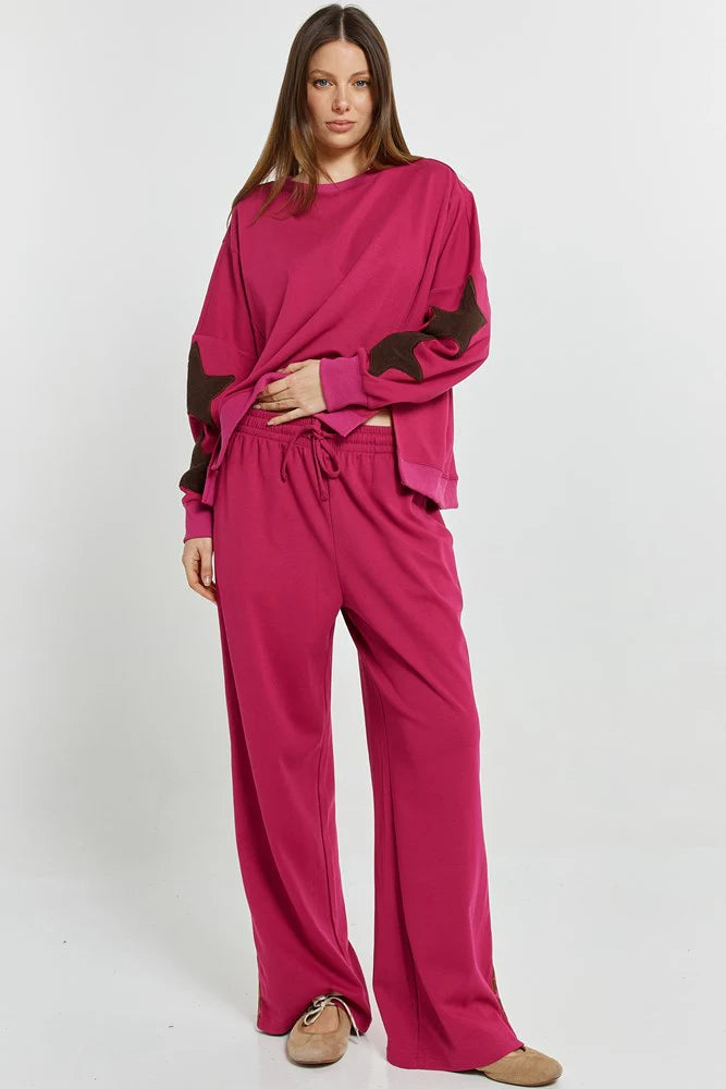Betty Basics - Saskia Trackpant - Mulberry