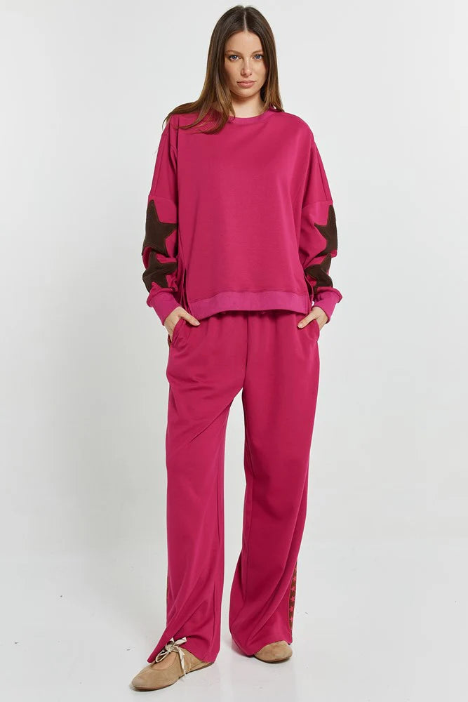 Betty Basics - Saskia Trackpant - Mulberry