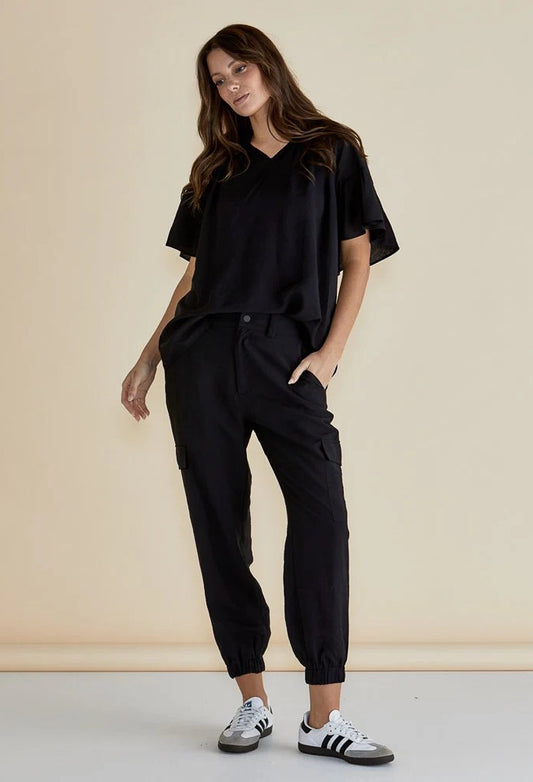 Betty Basics - Adrianna Jogger - Black