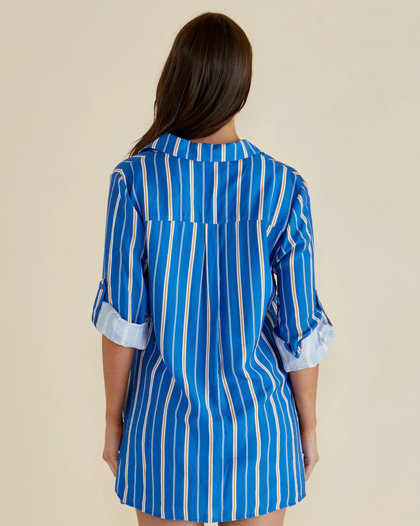 Betty Basics - Mills Shirt - Blue Stripe