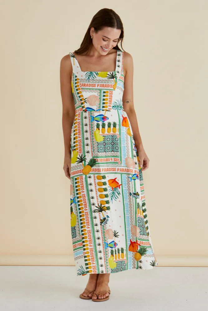 Betty Basics - Tegan Midi Dress - Paradise Print