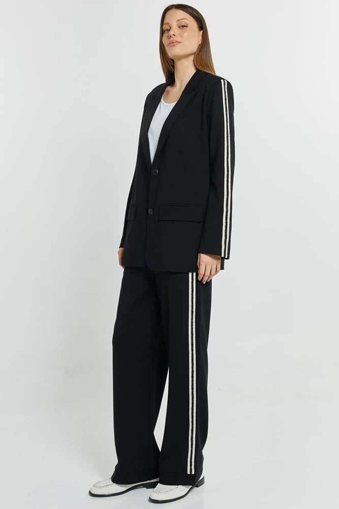 Betty Basics - Bien Trim Jogger - Black Trim