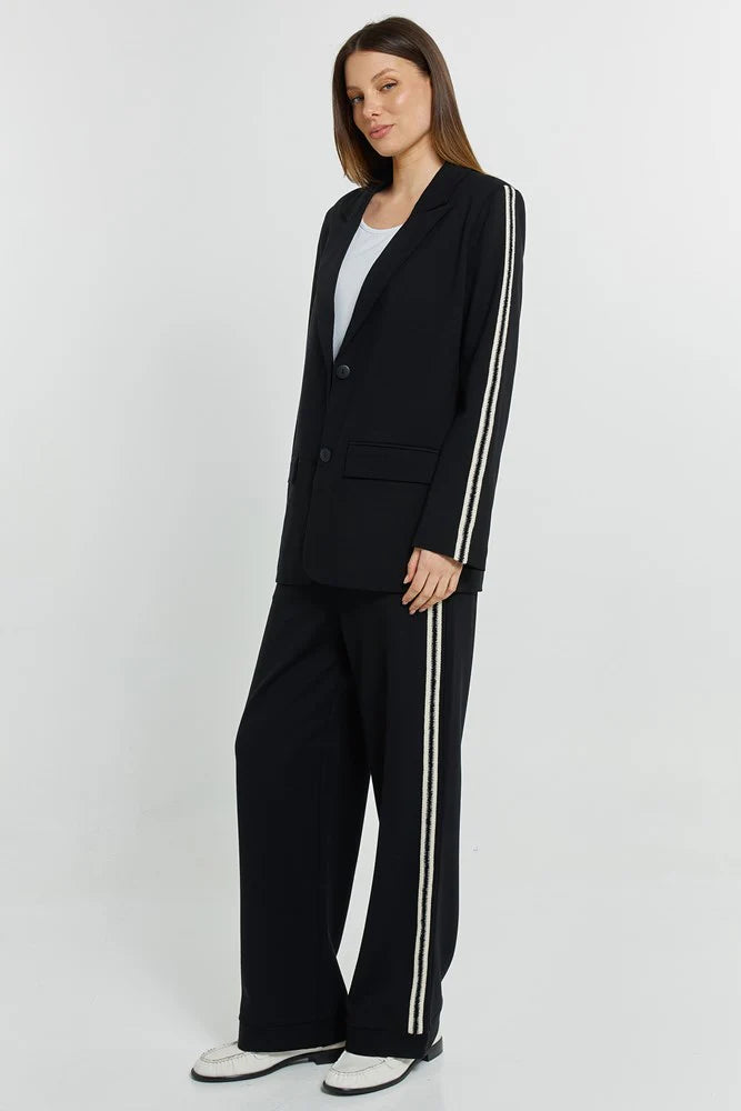 Betty Basics - Bien Trim Jogger - Black Trim