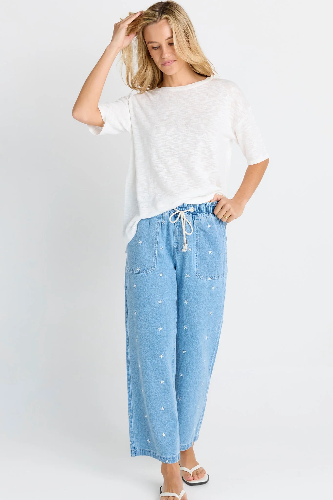 Betty Basics - Star Denim Jogger - Denim Star