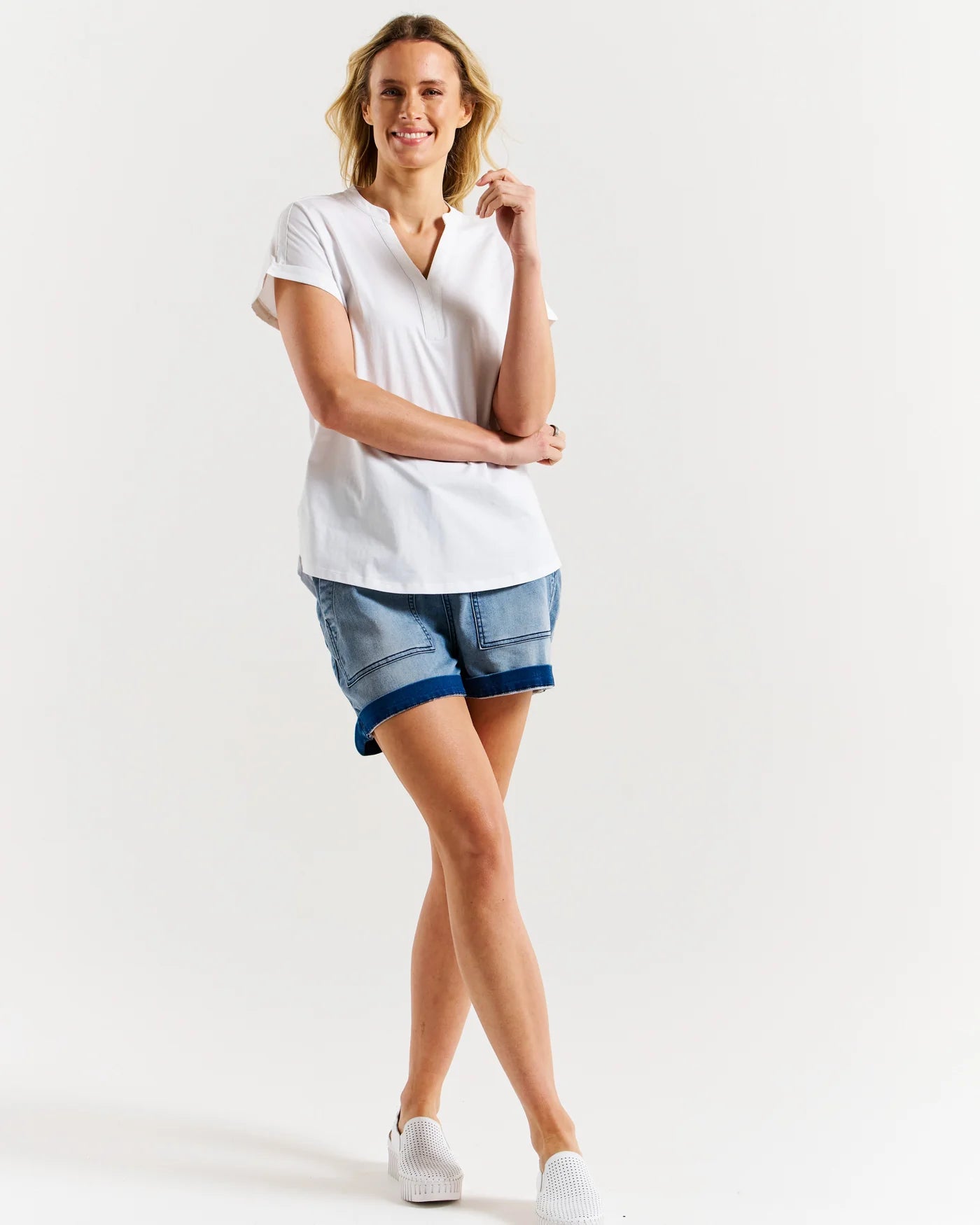 Betty Basics - Bridie Tee - White