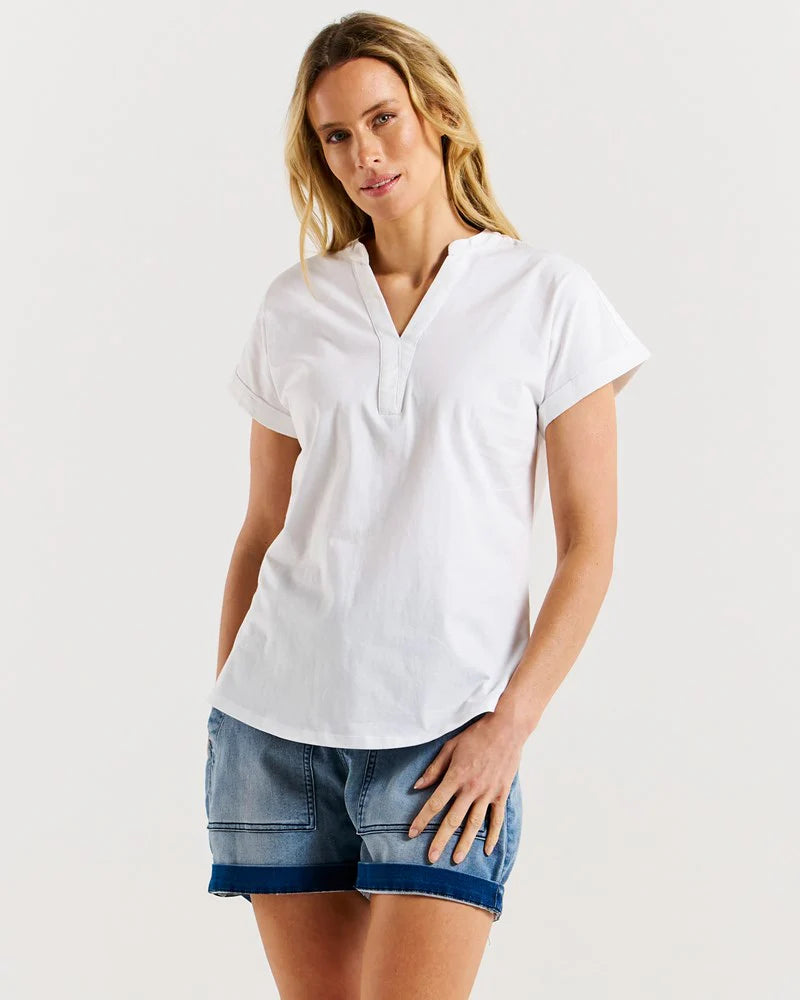 Betty Basics - Bridie Tee - White