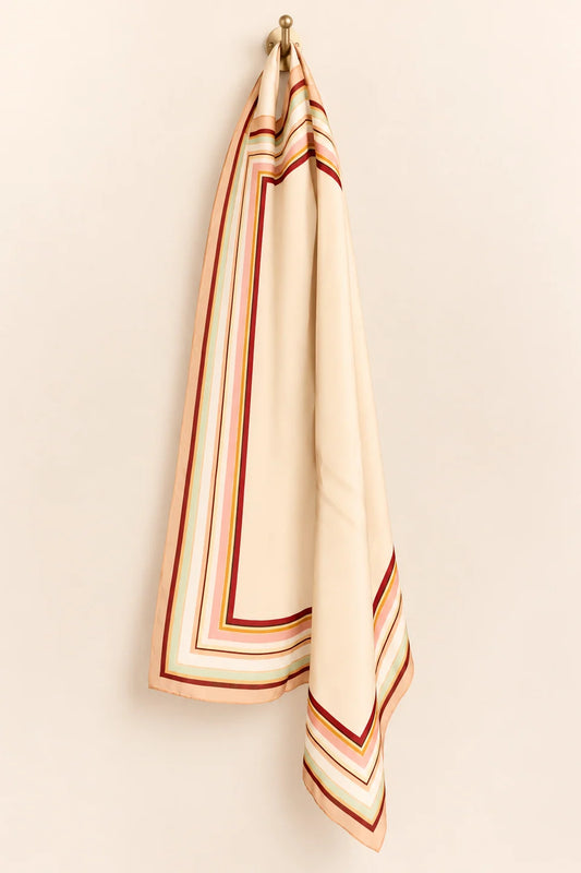 Fate & Becker - Sandbar Stripe Scarf - Multi