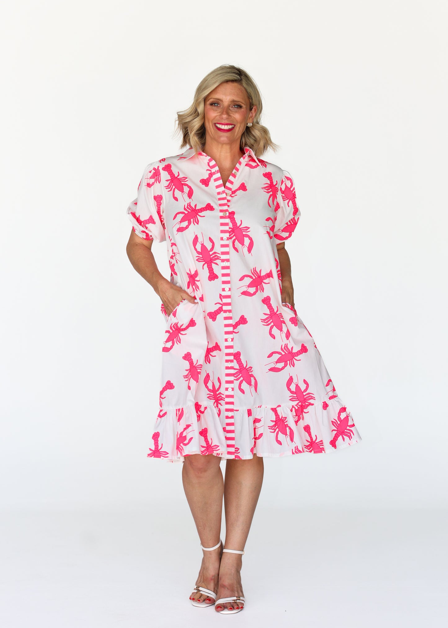 Liv & Milly - Daisy Dress - Lobster