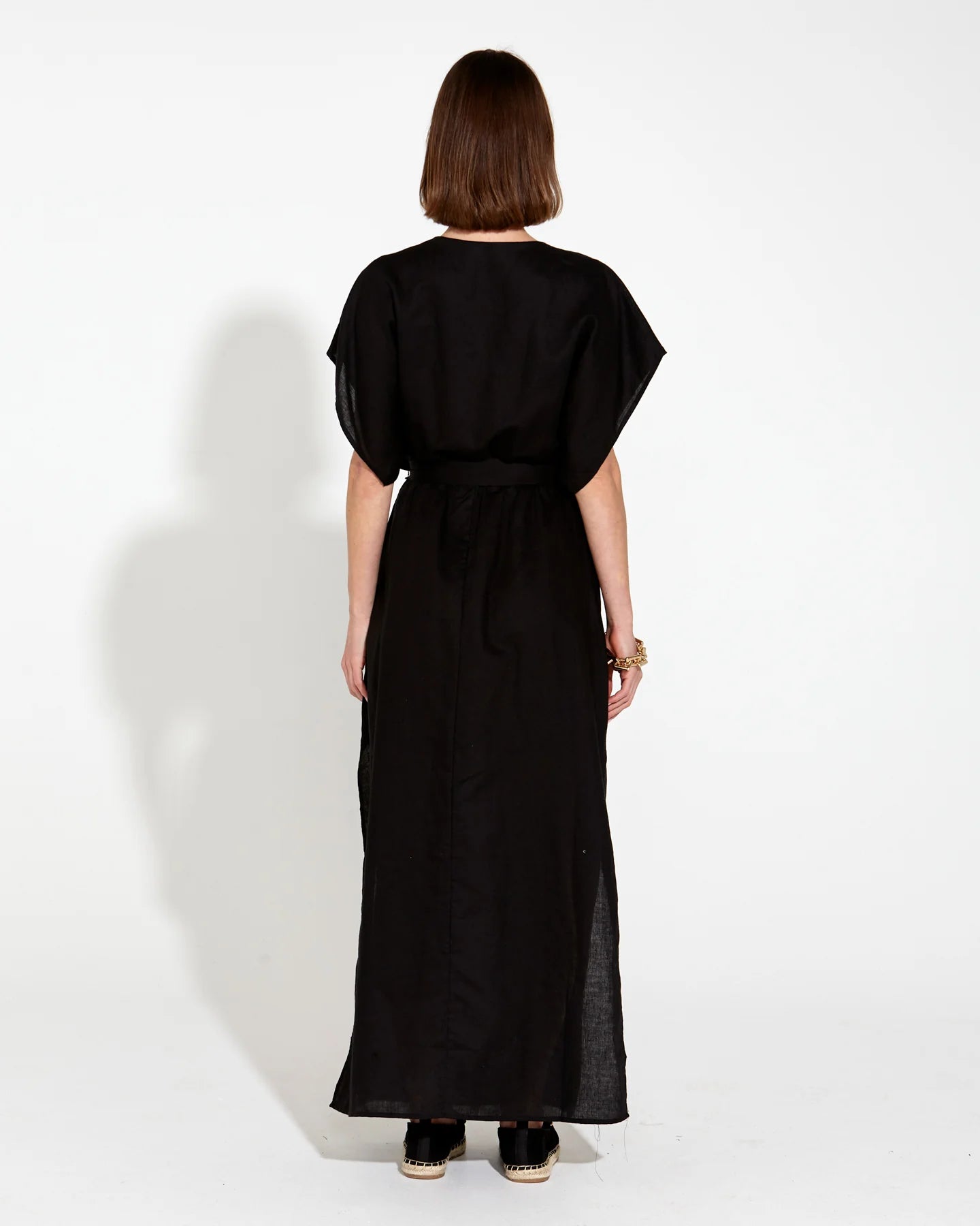 Fate & Becker - Heritage Linen Maxi Dress - Black