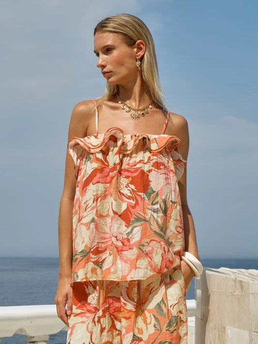 Fate & Becker - Mireya Tank - Petal