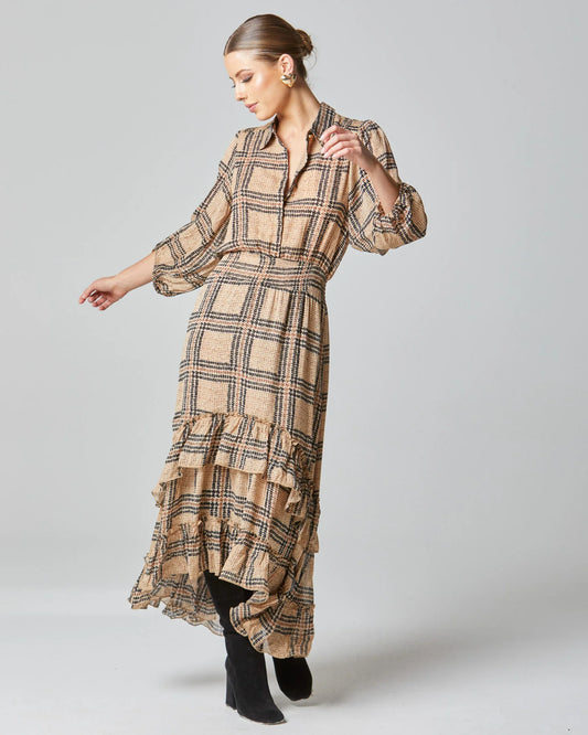 Bouvier Short Dress in Willow main image 1