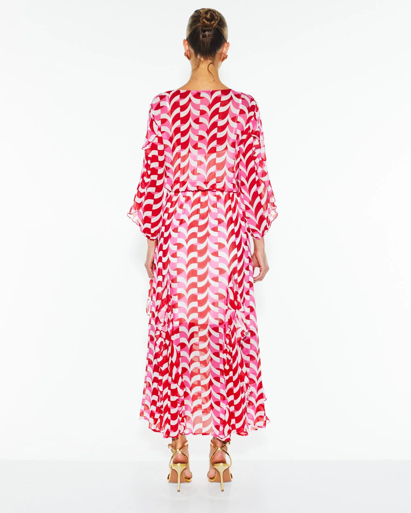 Fate & Becker - Just Love Ruffle Dress - Geo Link