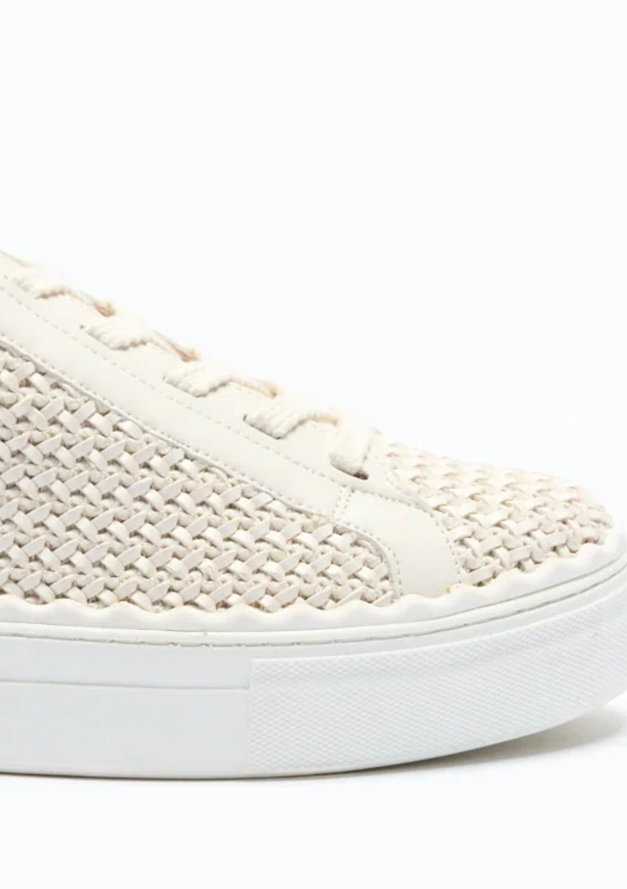 Walnut Melbourne -  Hunter Sneaker - White