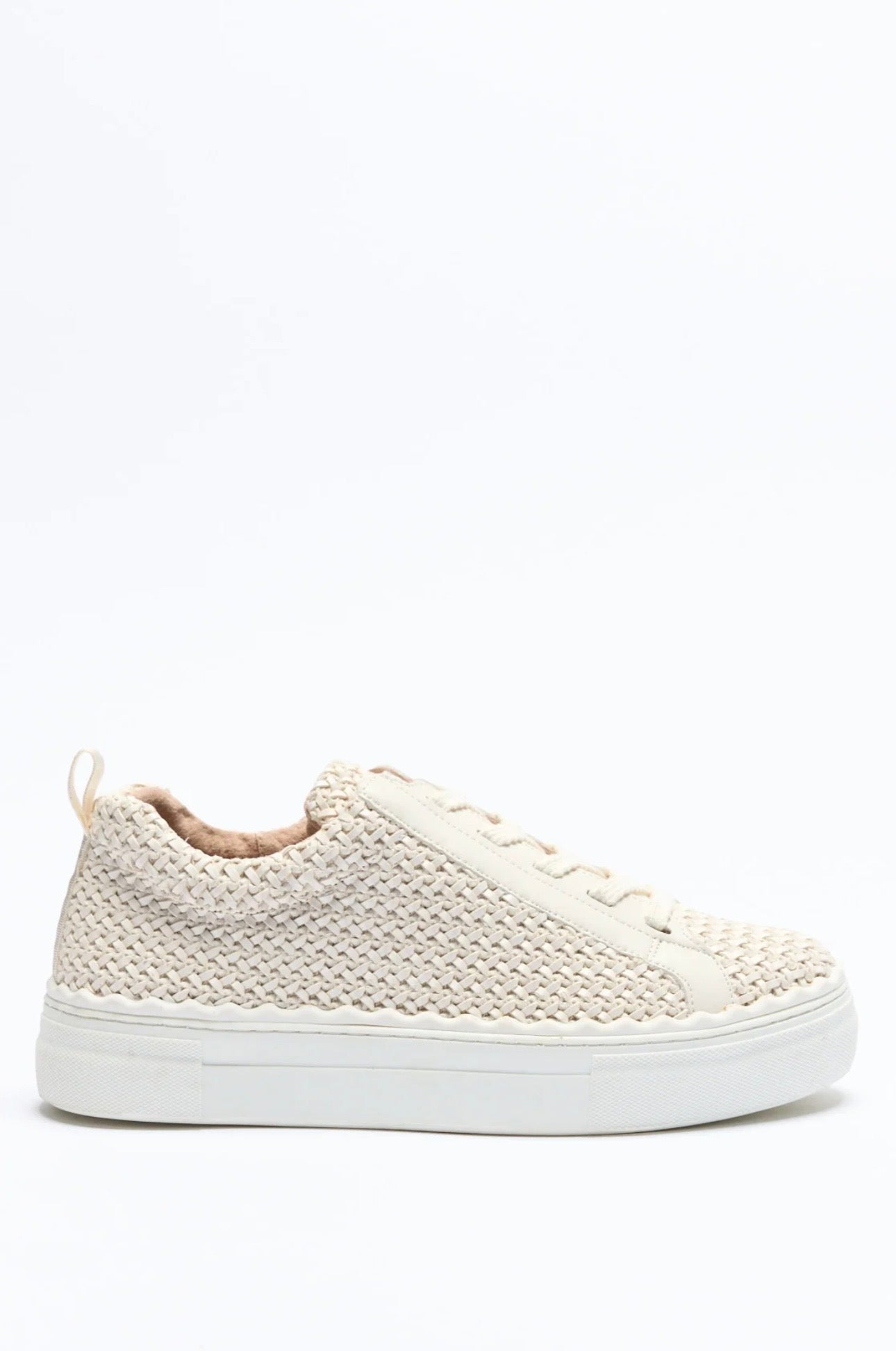 Walnut Melbourne -  Hunter Sneaker - White