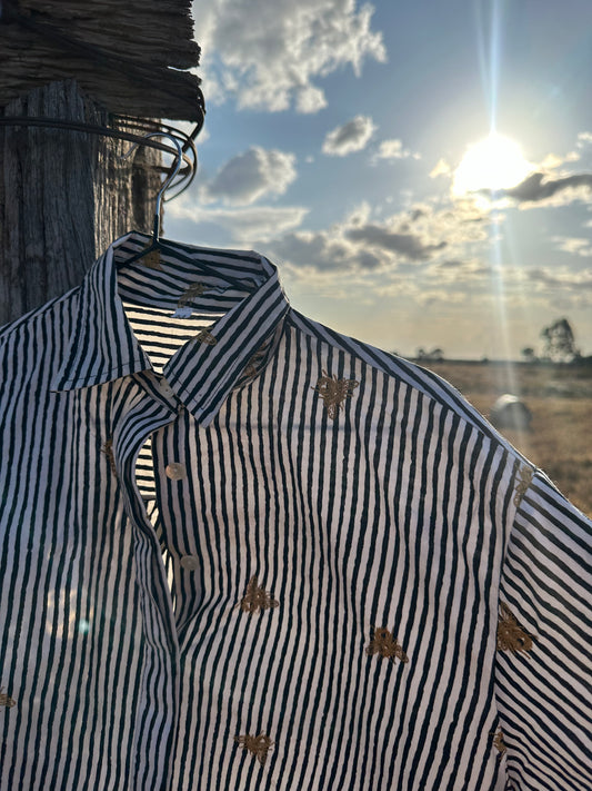 Louis James the Label - Kezzi Shirt Dress - Bee