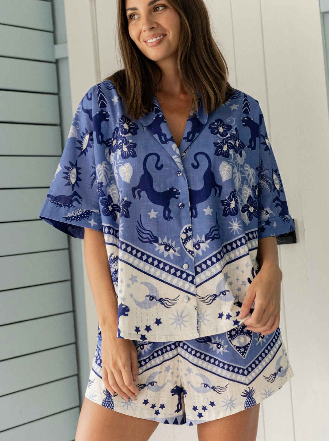 60% OFF - Walnut Melbourne -  Tropez Short - Panthera
