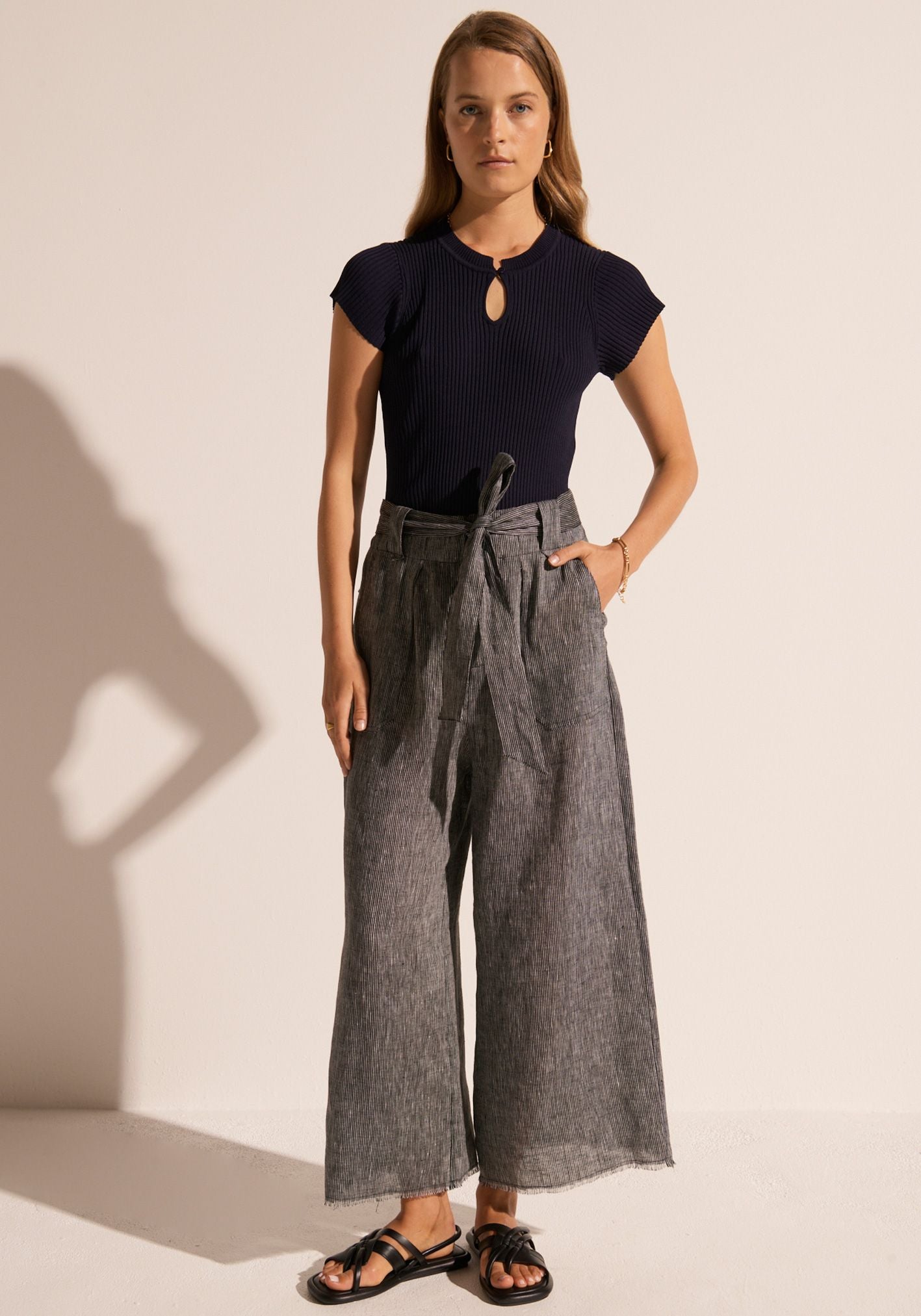 POL - Milla Knit Tee - Ink