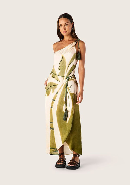 Mos the Label - Lorena One Shoulder Dress - Lorena Print