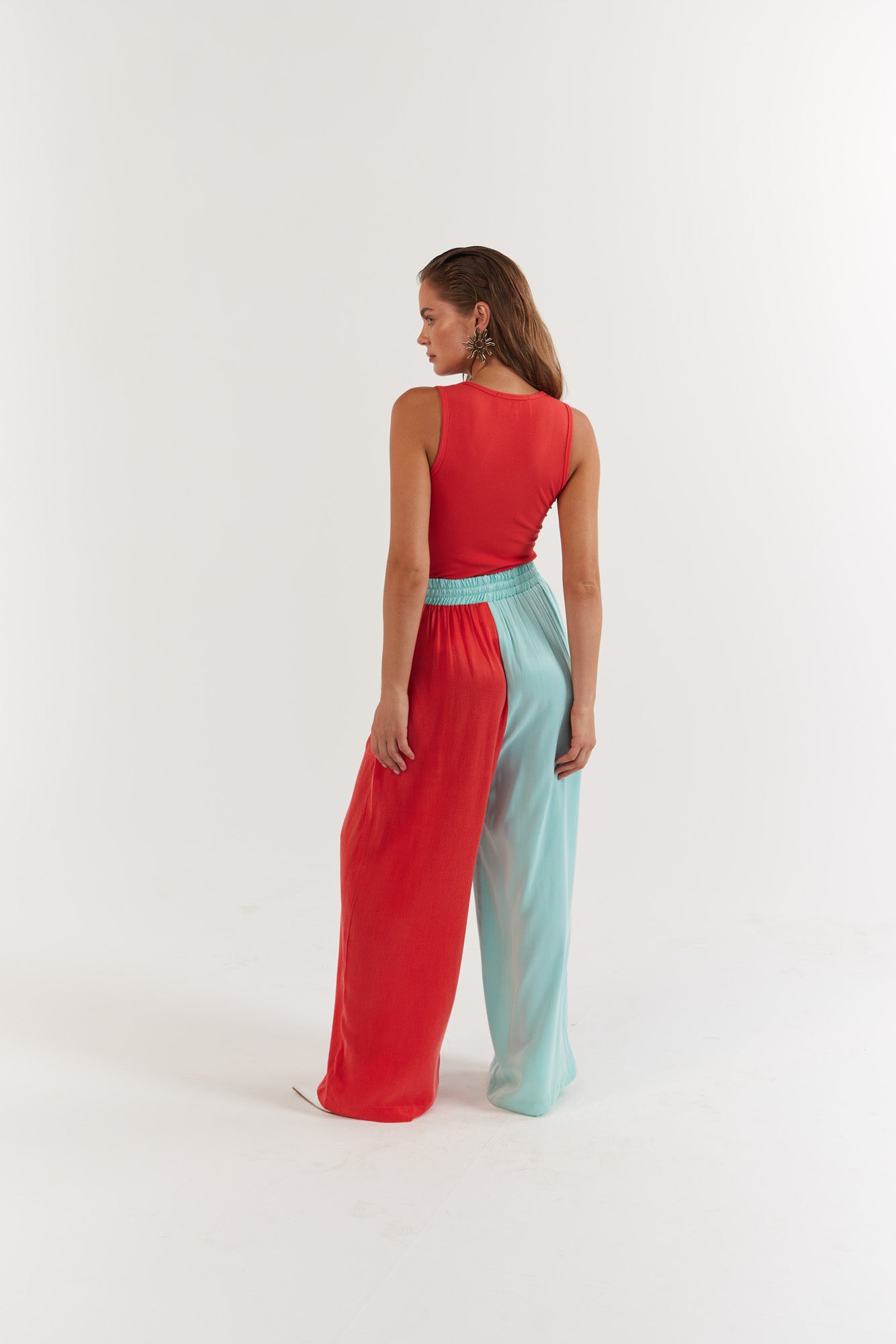 La Bohème Girls - Juno Pant - Tangerine Aqua