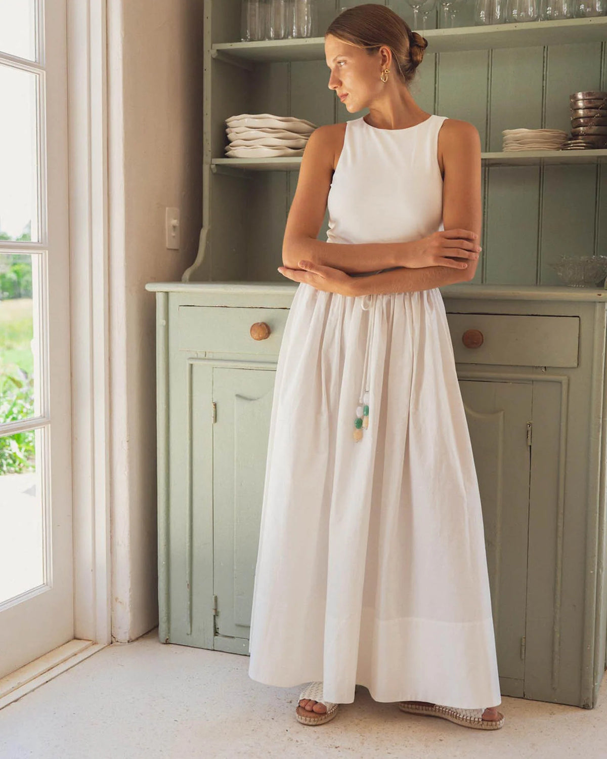 Walnut Melbourne - Corsica Dress - White