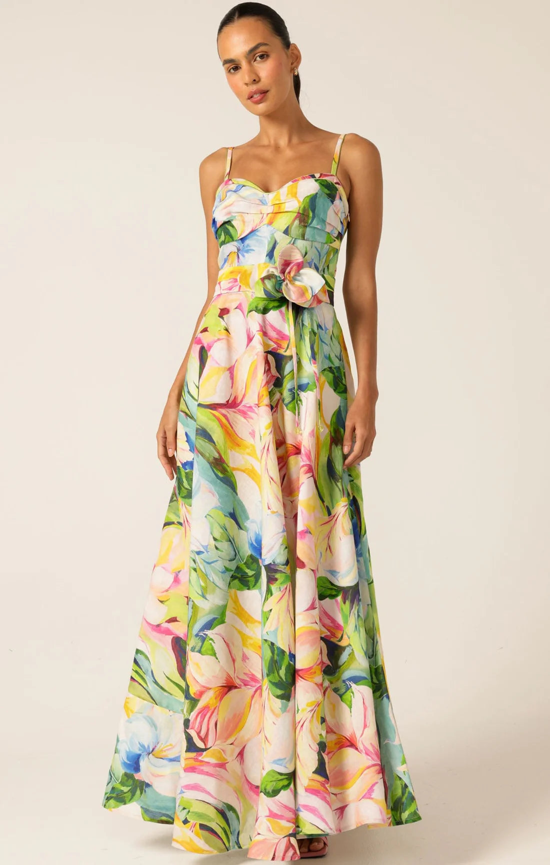 Sacha Drake - Camille Maxi Dress - Watercolour Floral