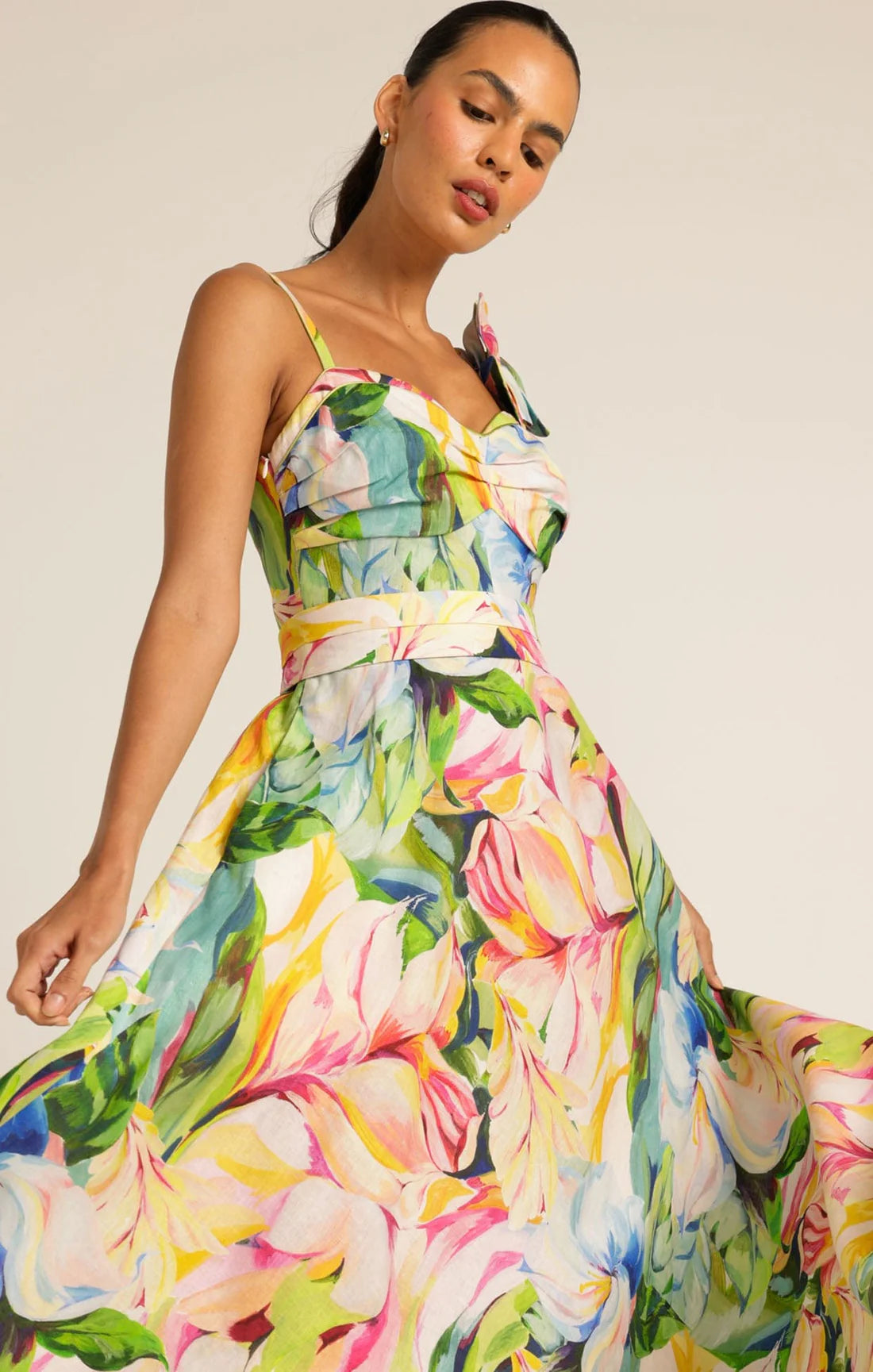 Sacha Drake - Camille Maxi Dress - Watercolour Floral