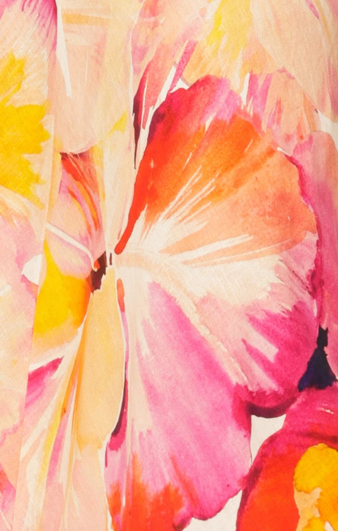 Sacha Drake - Summer Fiesta Maxi Dress - Pink Orange Hibiscus