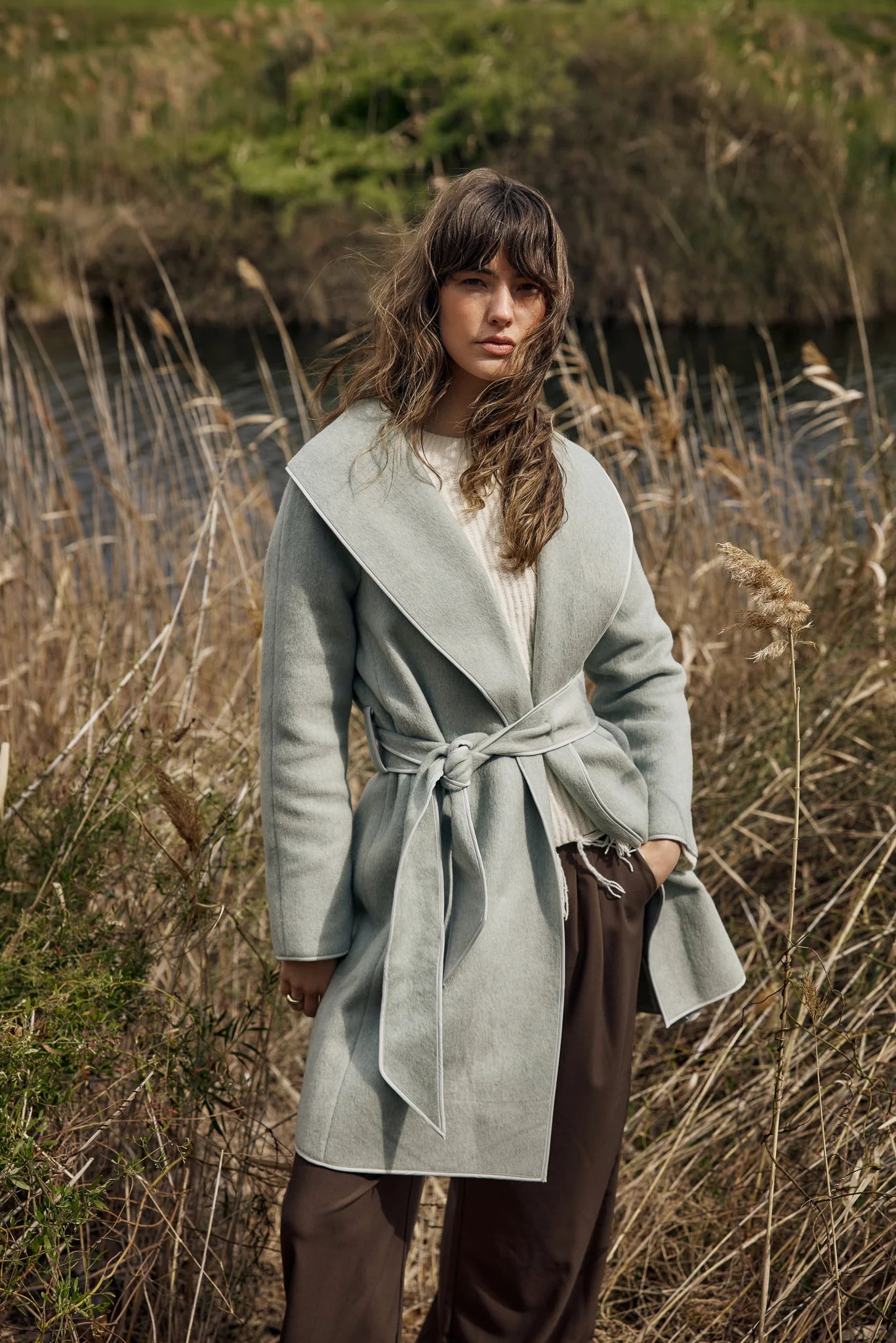 Fate & Becker - Fern Wool Blend Coat - Mint