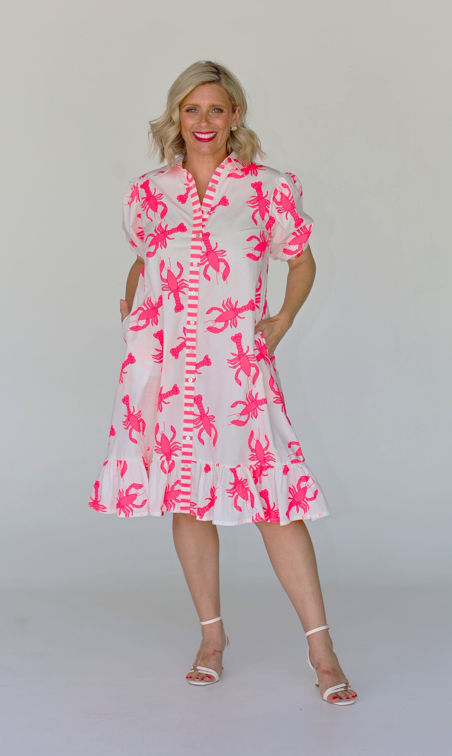 Liv & Milly - Daisy Dress - Lobster