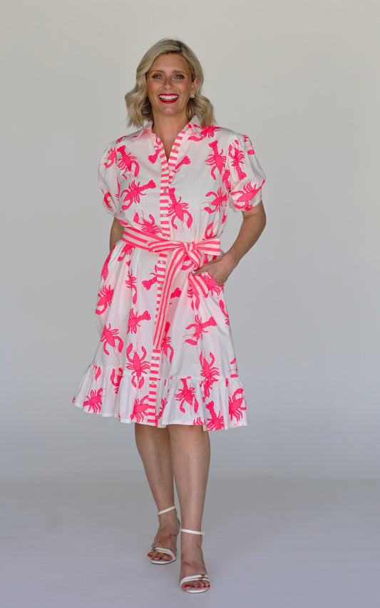 Liv & Milly - Daisy Dress - Lobster