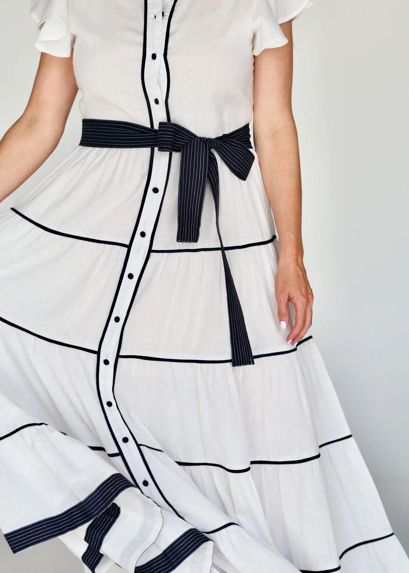 Liv & Milly - Lucilla Dress - White