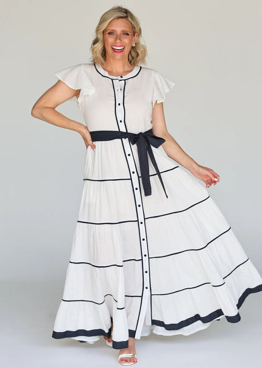 Liv & Milly - Lucilla Dress - White