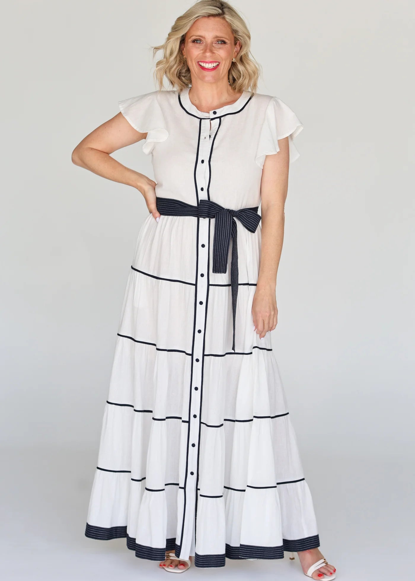 Liv & Milly - Lucilla Dress - White