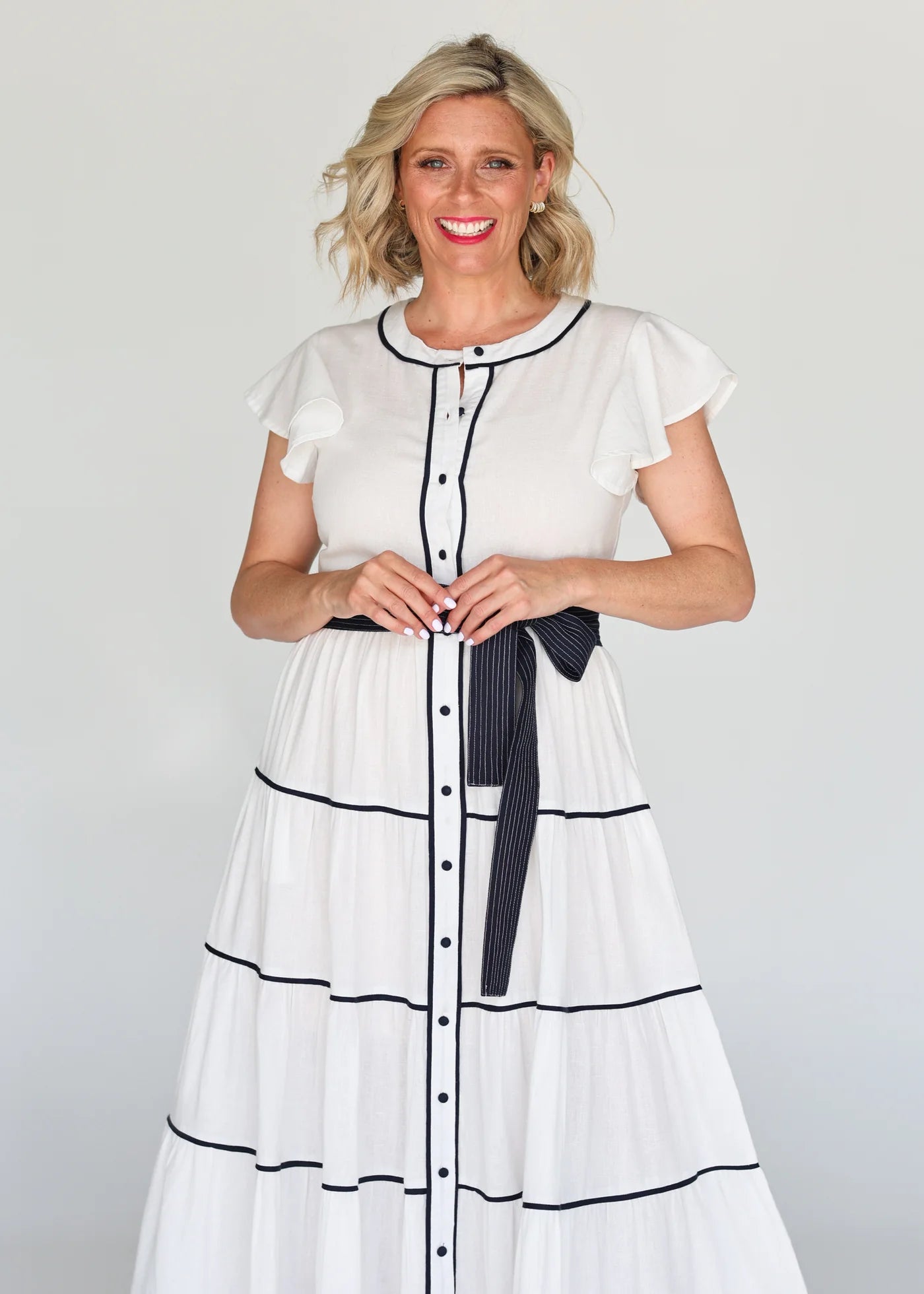 Liv & Milly - Lucilla Dress - White