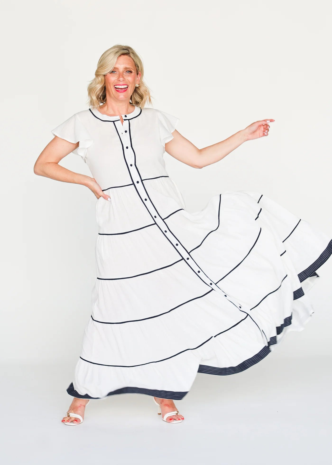 Liv & Milly - Lucilla Dress - White