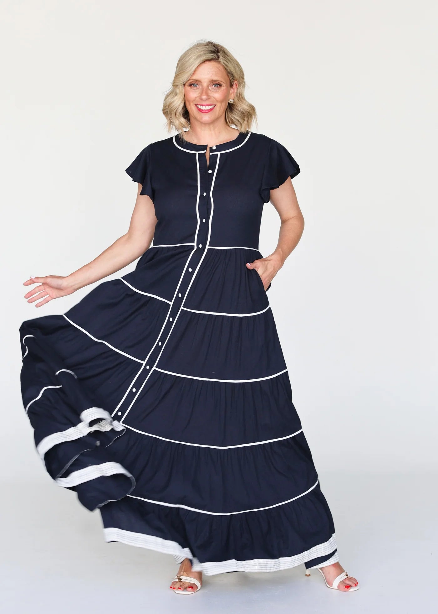 Liv & Milly - Lucille Dress - Navy