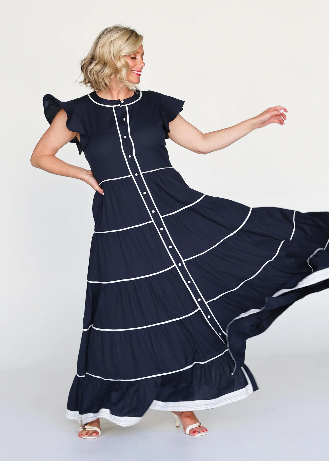 Liv & Milly - Lucille Dress - Navy